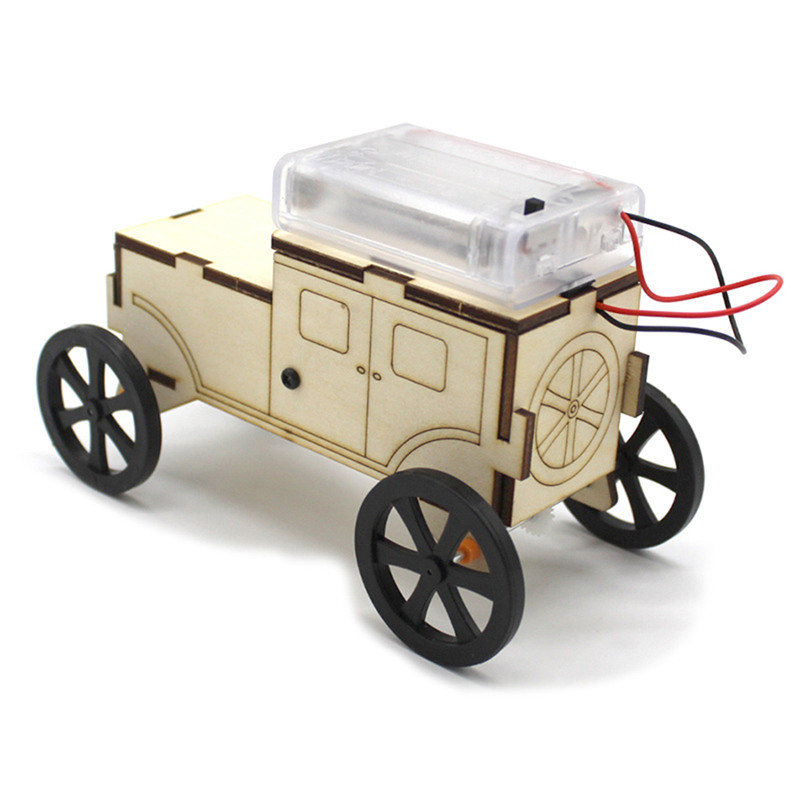 DIY Smart Robot Car STEAM Body Induction Educational Kit Wood Model for Children Boys Girls Toys Outdoor Model Toys