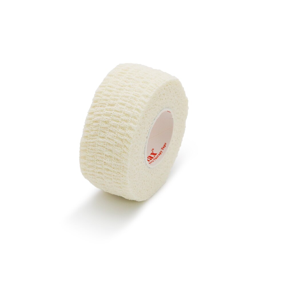 Kindmax Healthcare All Cotton Self Adherent Elastic Cohesive Bandages Wrap Rainbow Colors for Sports Injury for Pets 1 Roll: White / 2.5CMx4.6M