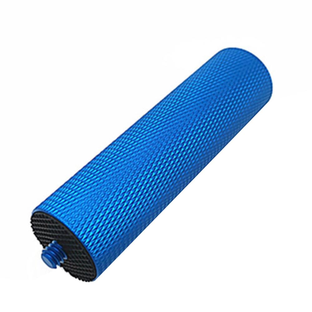 BGNing 1/4'' Inch Metal Handle Hand Grip Stabilizer Tripod Stick for LED Flash Light Support Video Holder SLR DSLR Action Camera: Blue 