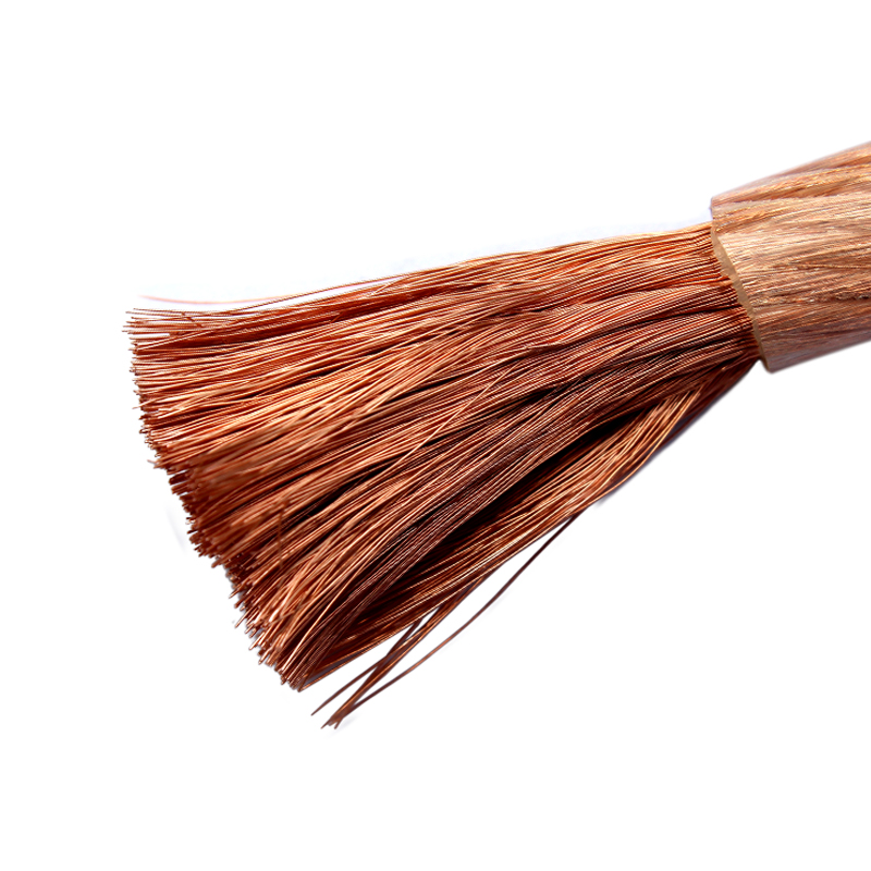 2M Copper Welding Cable 10 16 25 35 Square Ground Connection For Welding Use Transparent Soft Wire