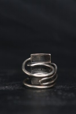 Rustfritt stål viking enkel ring vintage hammer retro punk klassisk ring mannlig finger kjærlighetssmykker for mann osr 526
