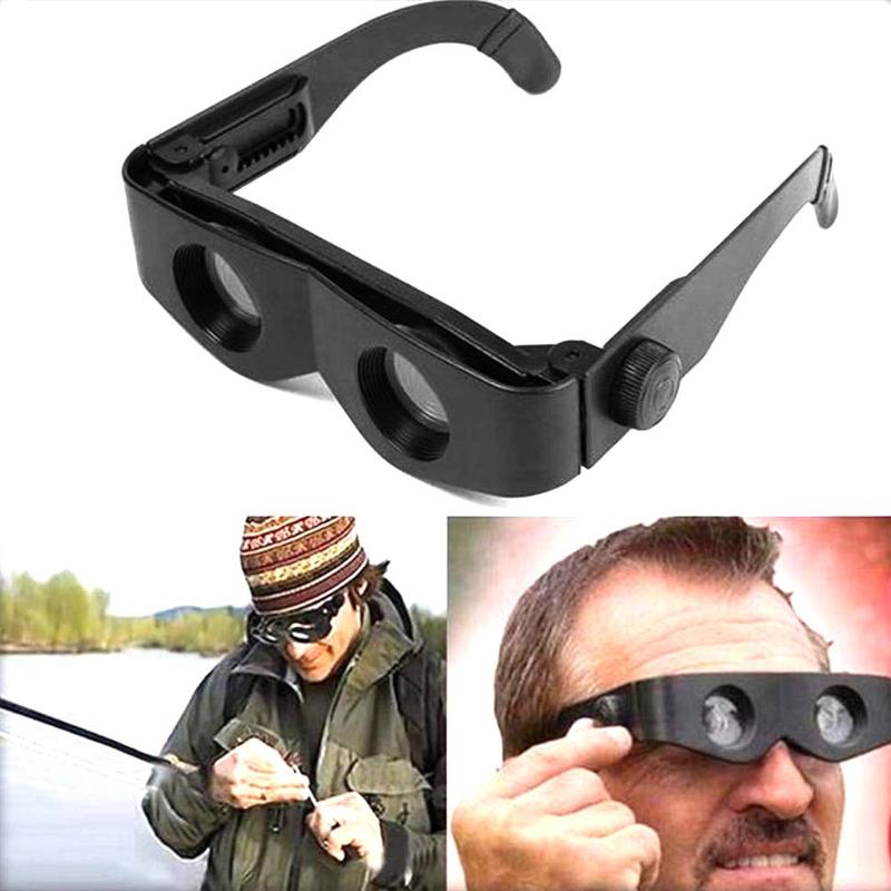 Outdoor Draagbare Vissen Telescoop Bril Plastic Frame Vissen Vergrootglas Hd Head-Mounted Verrekijker