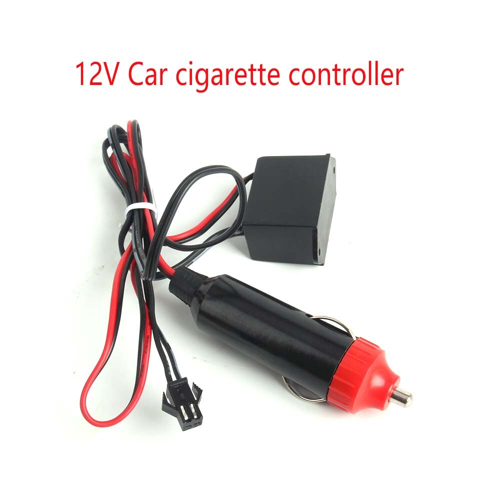 Neon Licht Naaien Rand EL Wire Led Dance Party Decor Auto Lichten Neon LED lamp Flexibele Touw Buis LED Strip decoratie 3 V/5 V/12 V: 12V Car controller