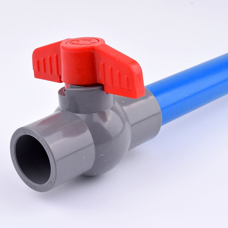 1pc 20~63mm PVC globe valve Garden Irrigation Agricultural Irrigation Water Pipe Connectors Aquarium Tank Fish Tank Adapter