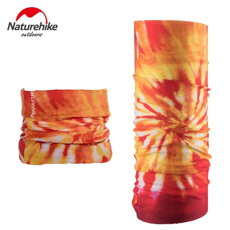 Naturehike wandelsjaal hoofdband outdoor kamperen wandelen fietsen fiets hoofddoek magisch ademend hoofddeksel  nh17 t 020- j: Rode vlam