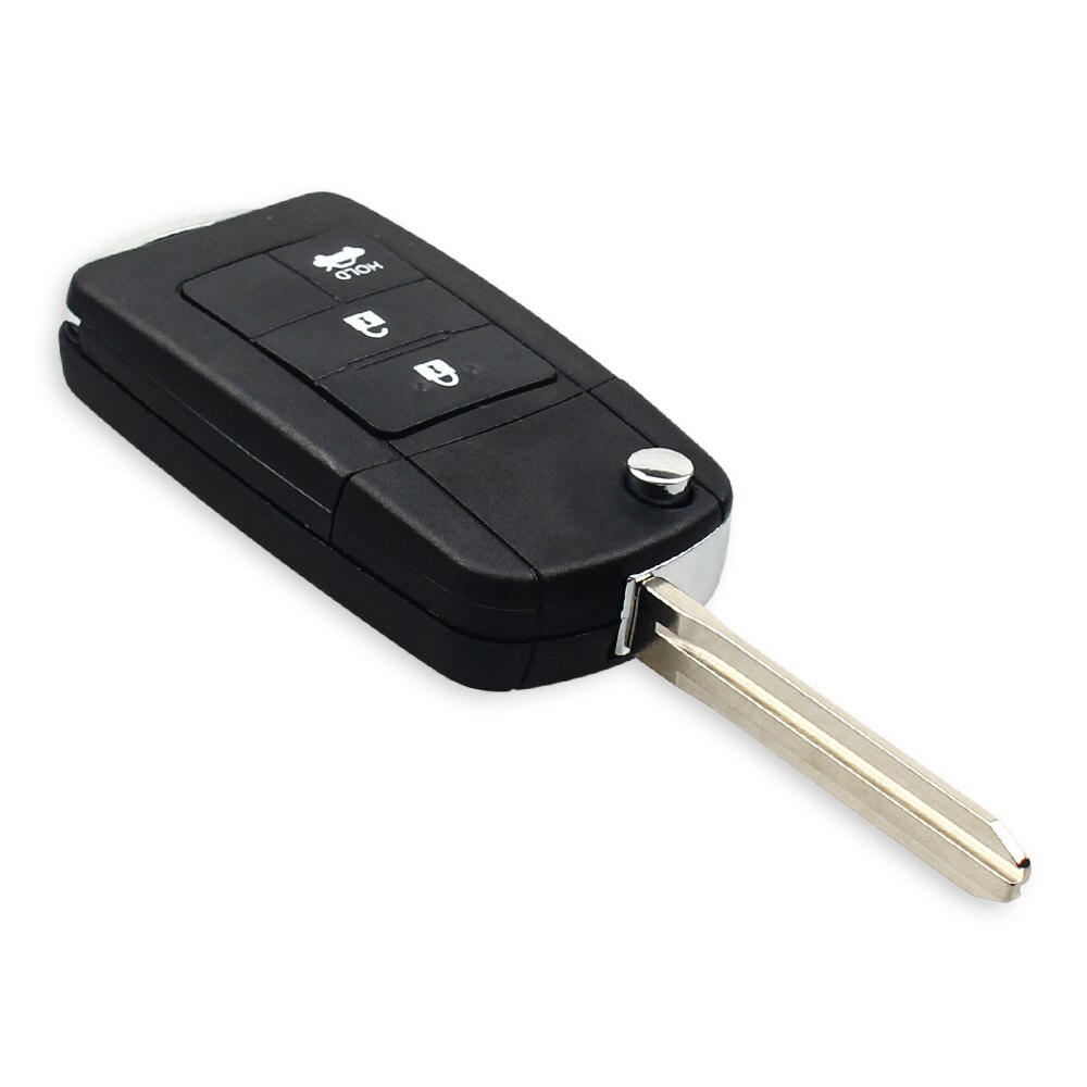 Keyyou Gewijzigd Flip 2/3/4 Sleutel Voor Toyota Reiz Corolla Camry Prius Reiz Rav Vouwwagen Remote Key Shell fob TOY43 Blade Case