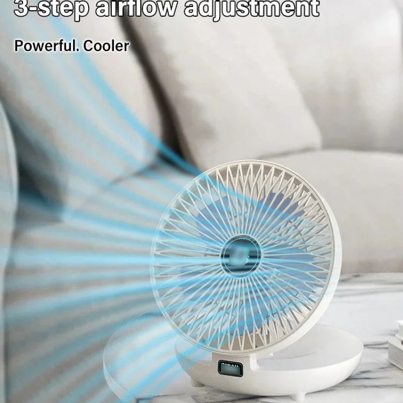 Ventilador de cocina de doble uso para el hogar, ventilador pequeño con carga USB, silencioso, de viento grande, de escritorio, Mini ventiladores eléctricos portátiles