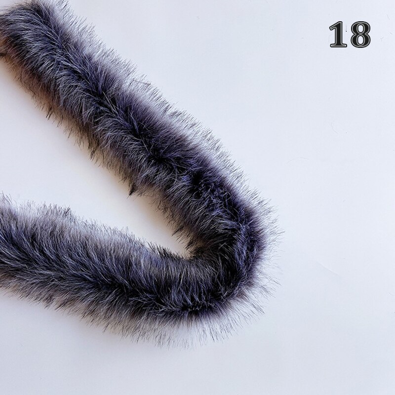 Faux Vos Bont Lint Tapes Furry Trim Trimmen Voor Trui Jas Kap Hoed Schoenen Diy Pluizige Kledingstuk Materialen: 18