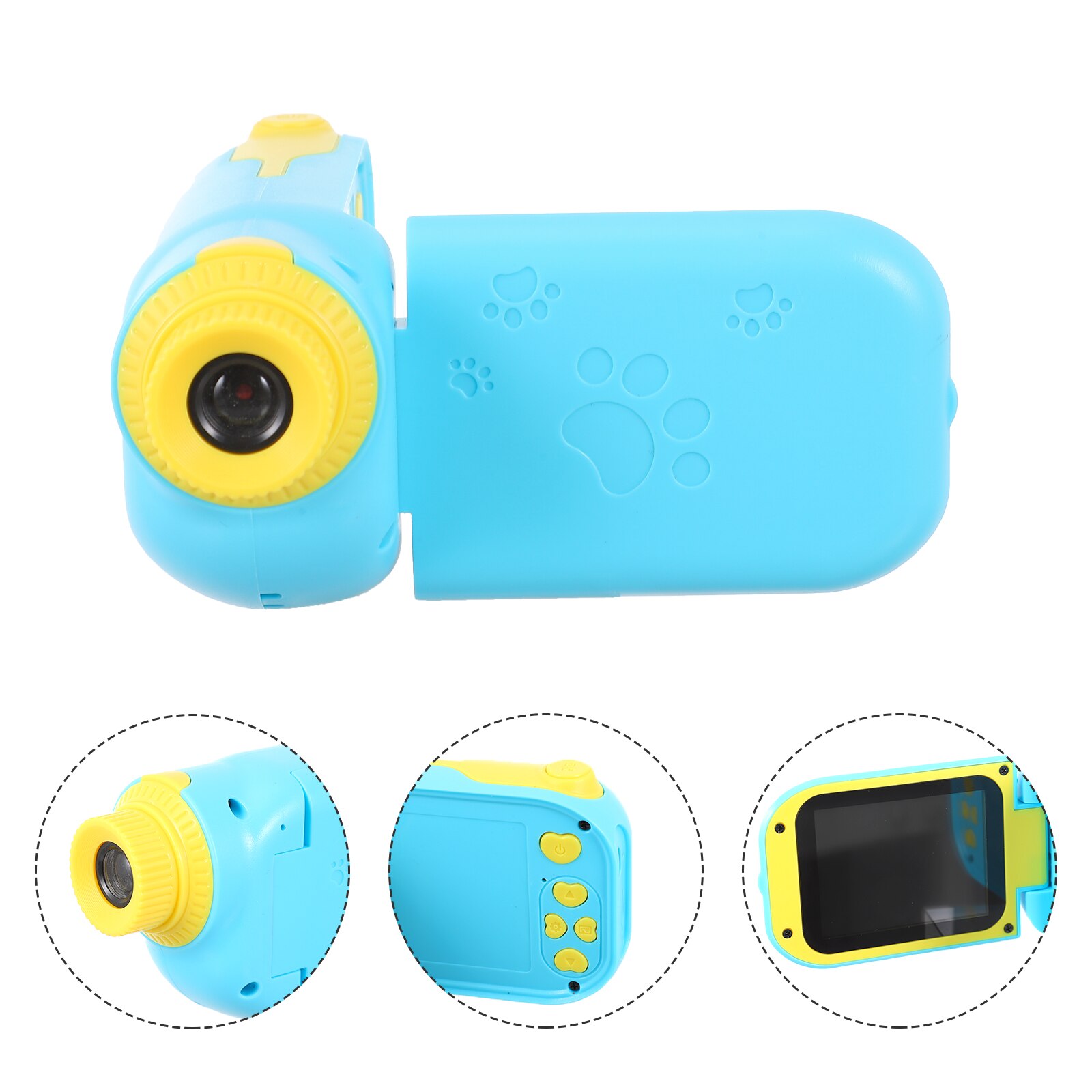 1Pc Miniatuur Dv Camera Kid Dv Camera Handheld Lichtgewicht Dv Camera: Sky-blue