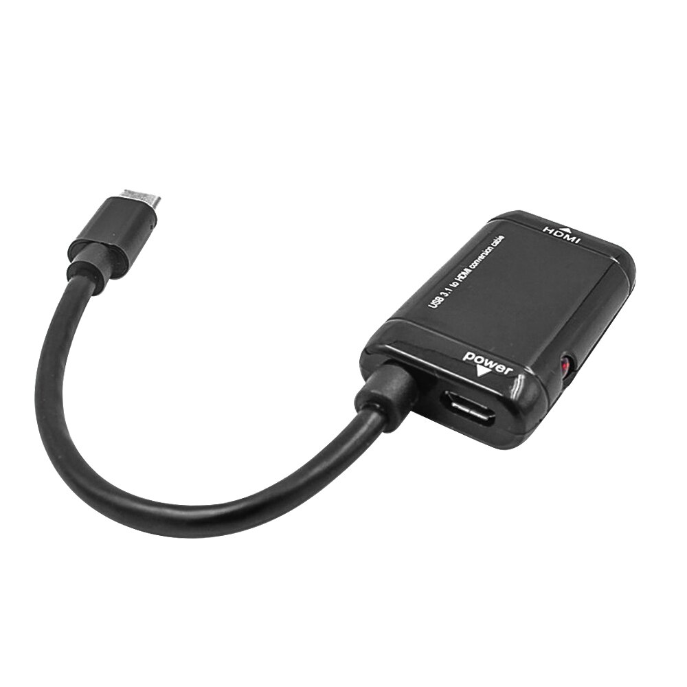 Usb 3.1 Kabel Naar Hdmi Conversie Adapter Type-C Naar Hdmi Hd 1080P Voor Mhl Android Telefoon Tablet lot Bt Um