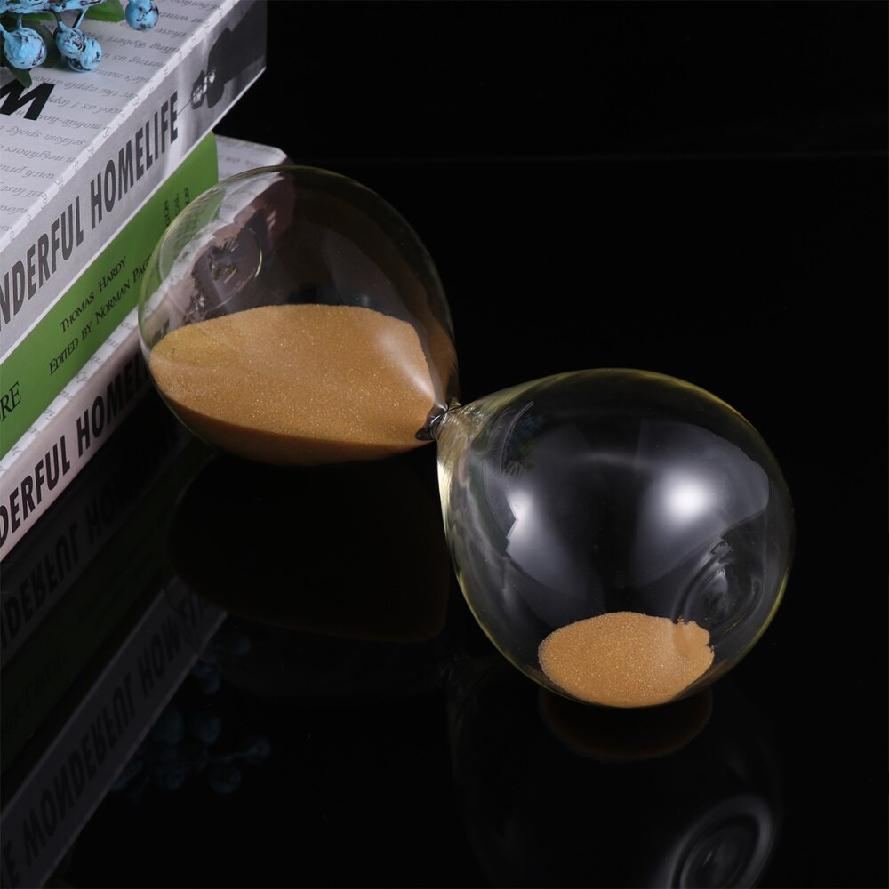 Sand Clock Timer Transparent Glass Sand Clock Modern Sand Clock Timer Sand Clock (Champagne): As Shown