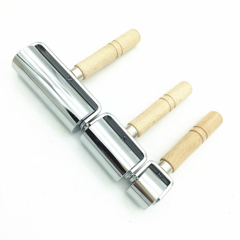 Wood Leather Craft Roller Leathercraft Press Edge Roller for Craft DIY Handmade Hand Leather Pressing Tool for DIY Crafts Making