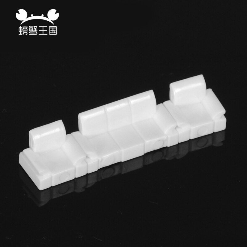 indoor models Sofa 1:50 1:75 Scale Plastic Model Simple Sofa Set for living room decorative