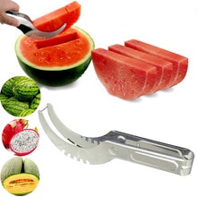 Nuttig Cutter Roestvrij Messen Meloen Watermeloen Sampler Servies Fruit Groente Gereedschap Keuken Gadgets keuken accessoires