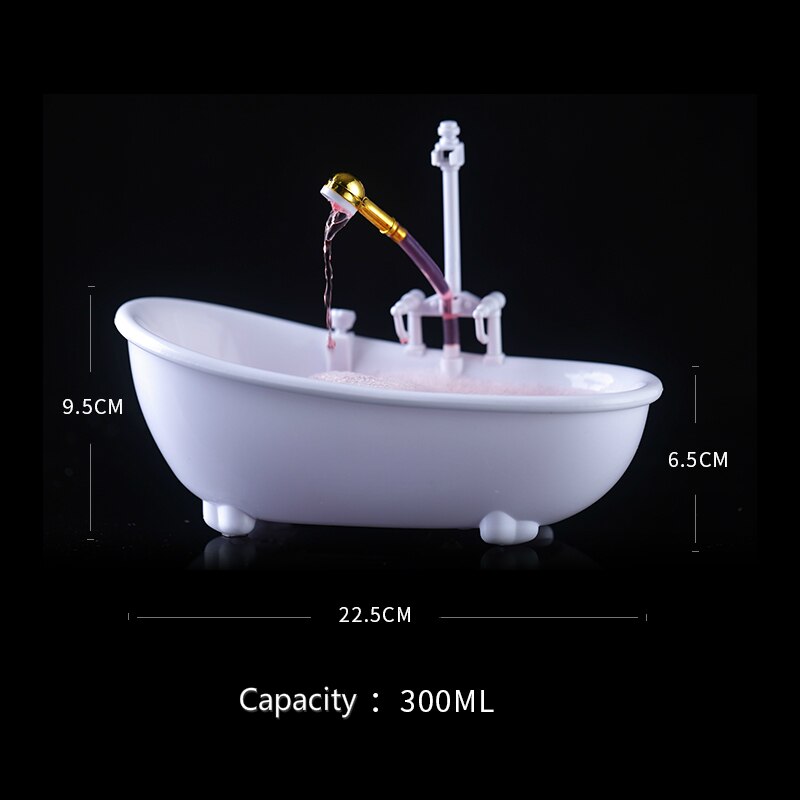 Śmieszne kreatywne wanna koktajl szkło elektryczny cykliczny rozpylać wody kubek Napój mleczny zimne napoje bar klub nocny TIKI klapki kubki robić wina