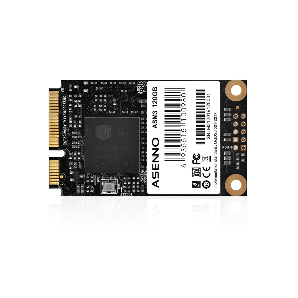 Asenno SSD mSATA 120GB 240GB 480GB 512GB 1TB Mini SATA Interne fest Zustand Antrieb für Laptop Schreibtisch