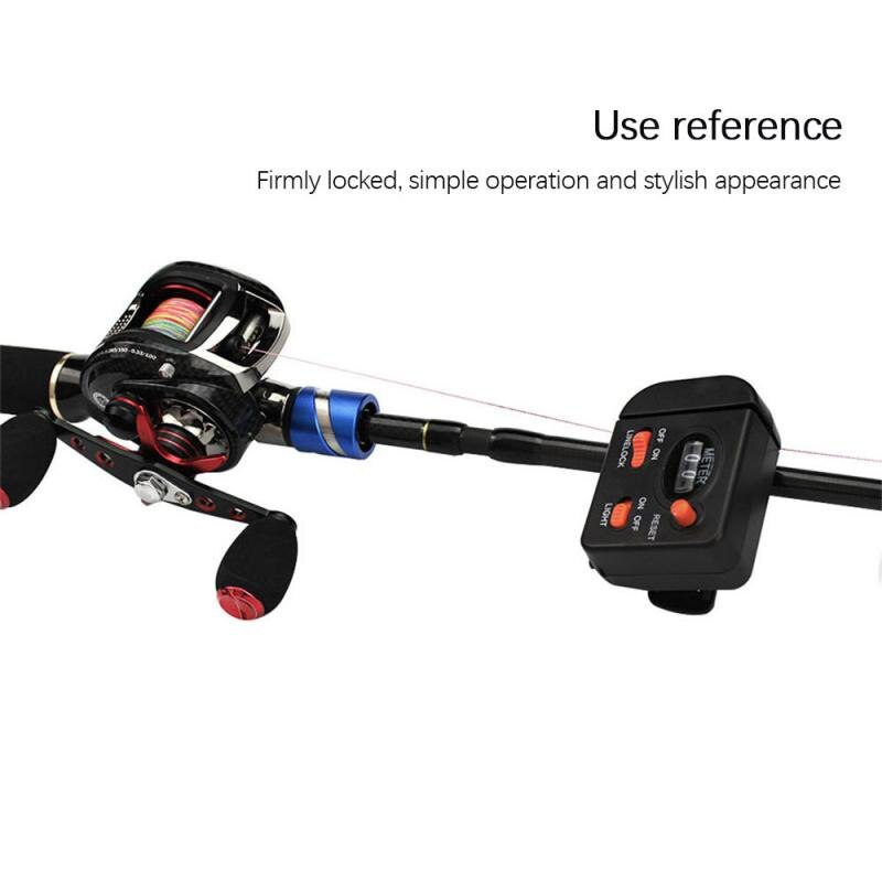 Mechanische Handmatige Vislijn Lengte Teller Vislijn Teller Vislijn Teller Vlot Vissen Lengte Meter