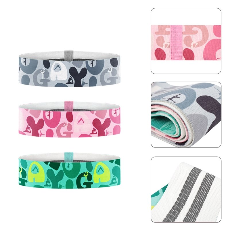 G92F Hip Circle Glute Resistance Loop Band Hip Rotation Exercise Strength Booty Band