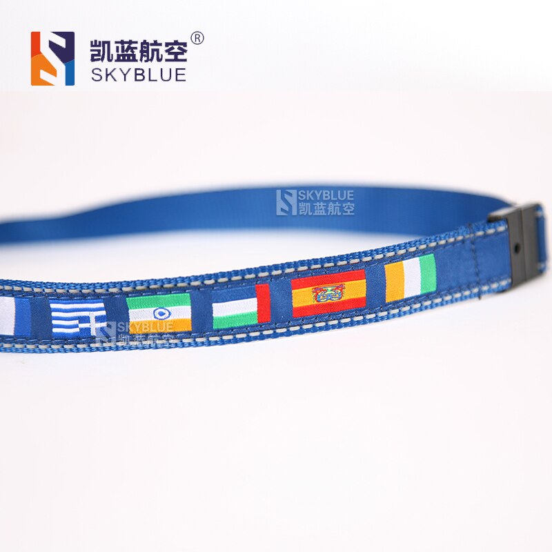 Nuovo Boeeing/Jeppesen Internazionale Universale Del Mondo di Bandiera Nazionale Cordino, multi-colore fionda per volo equipaggio di Cassa di Carta ID