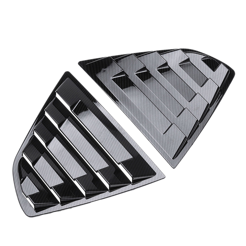 2 Stuk Achter Kwart Panel Raamstickers Cover Louvre Raam Ruit voor Toyota Camry
