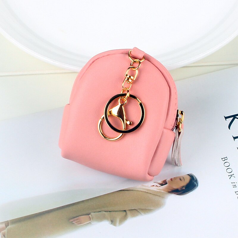 Fudeam pequena bolsa de couro flor bolsa de moeda feminina moda mini bonito chaveiro zíper carteira de moeda batom cabo usb fone de ouvido saco