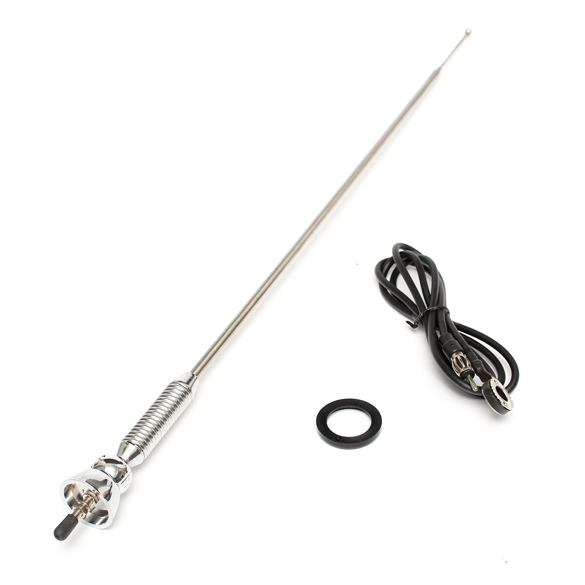 134 cm Universele Auto Dak voor Fender Booster Antenne FM AM Signaal Booster Versterker Radio Antenne Extended Zilver