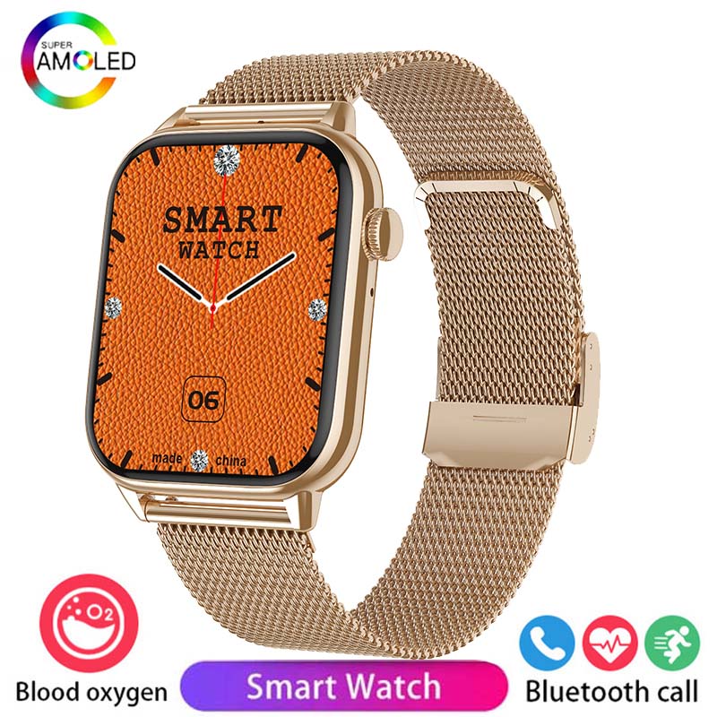 Smartwatch étanche pour hommes et femmes, appel Bluetooth, NDavid, IP67, fréquence cardiaque, oxygène sanguin, montre de sport, Android, IOS, , 2024: green