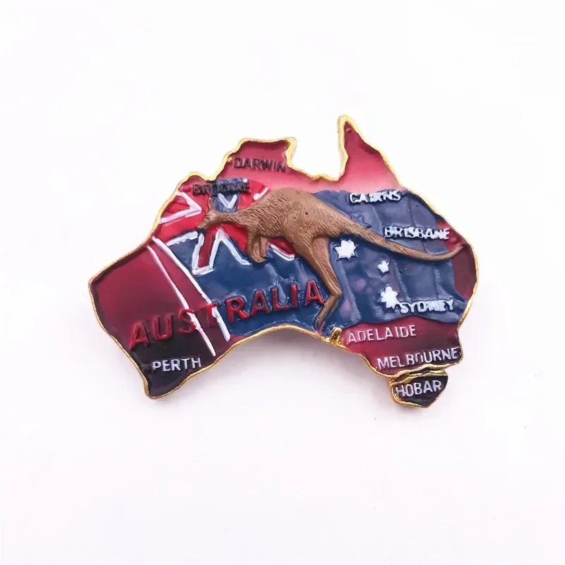 Quaddel Tourismus Kühlschrank Magneten Souvenir Italien Spanien Französisch Dänemark USA Österreich Kanada Australien Norwegen Luxemburg Kühlschrank Aufkleber