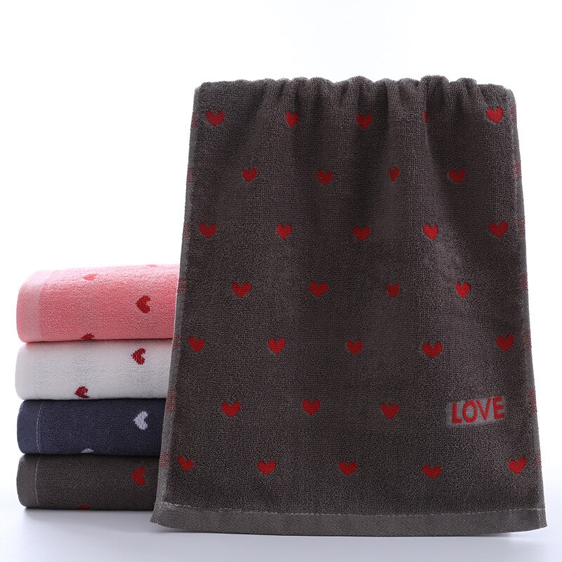 Rode liefde hart handdoek 2 stuks Valentijnsdag vakantie