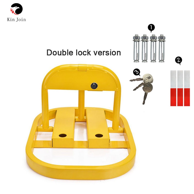 Car Position Lock Ground Lock Parking Space Thick Ground Pile Collision-Proof O-Type Placeholder Private Block Car Column Garage
