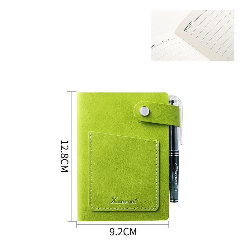 Portable Mini Pocket Notebook A7 Blank Hand Drawing Student Stationery Portable Diary Journal Notebooks Writing Pads: Green