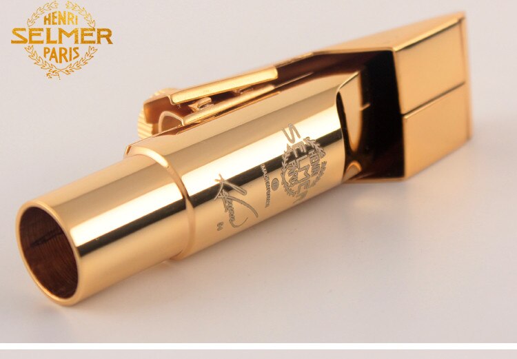 Tenor Soprano Alto Saxophone Metal Mouthpiece R54 Gold Plating Sax Mouth Pieces Accessories Size 56789