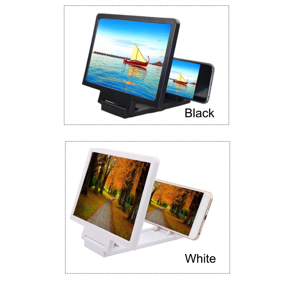 Universele Mobiele Telefoon Screen Magnifier Beugel Vergroten Stand Ogen Bescherming Vouwen 3D Video Screen Display Versterker Expander