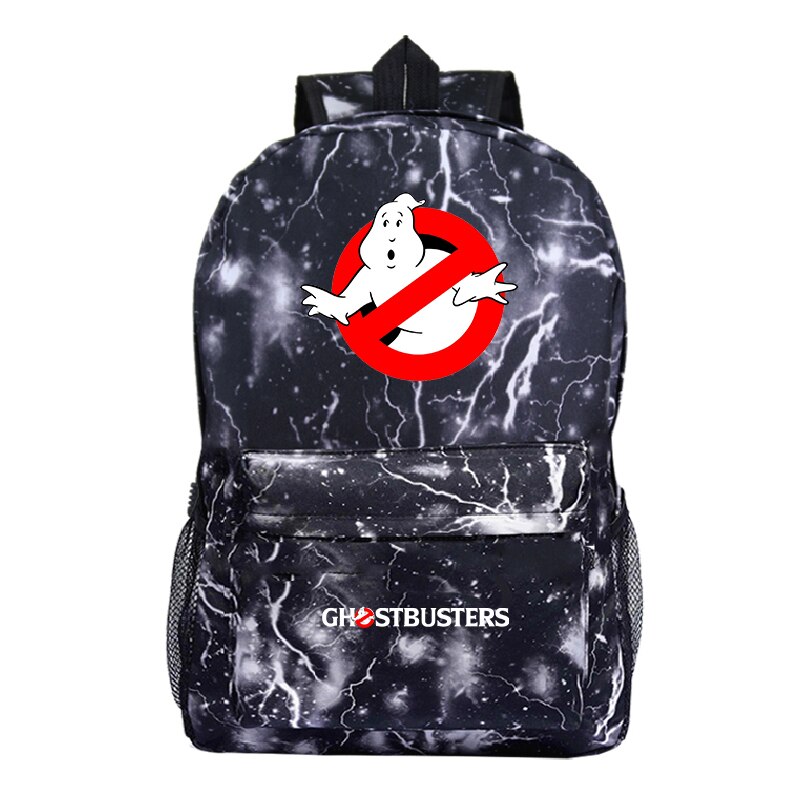 Ghostbuster Backpack Pattern Men Women Travel Knapsack Students Boys Girls Back to School Rucksack: 7