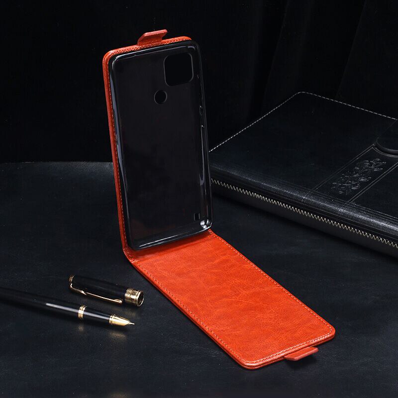 Up Down Case Voor Oppo Realme C21Y Case 6.5 &quot;Phone Bag Holster Verticale Flip Pu Leather Cover Realme C21Y RMX3261 Premium Case