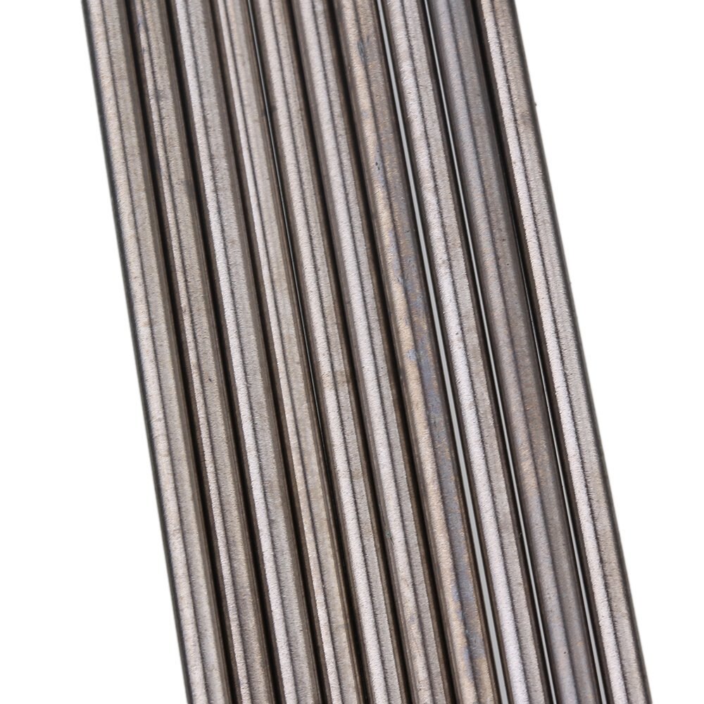 10 kpl mergorun 2.0 x 150mm 0.8%  zirkoniumoksidi hopea & valkoinen kärki  wz8 mallia tig-hitsaus zirkonoidut volframi elektrodikotelot