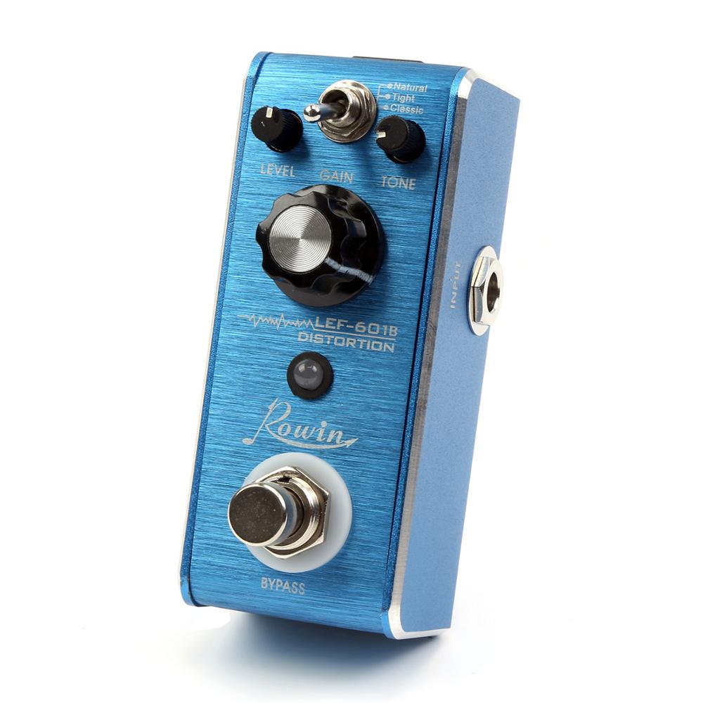 Rowin PEDAL LEF-601B Distortion II Guitar Effect Pedal True Bypass SOLO Distortion