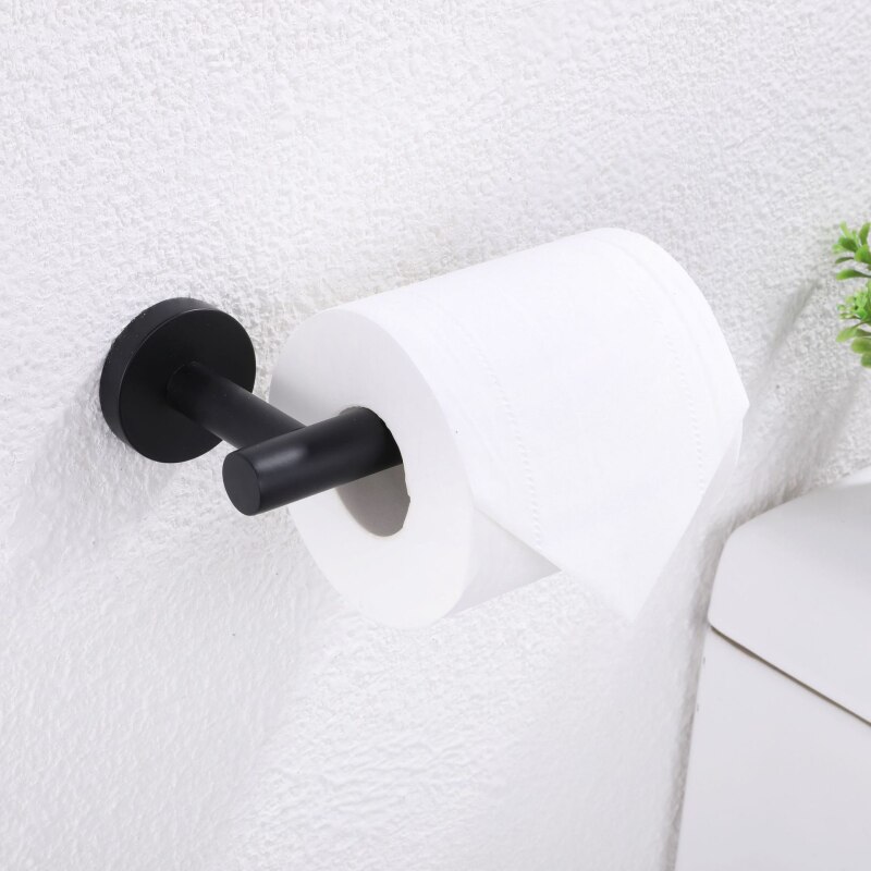 304 Stainless Steel Roll Paper Holder Wall Mounted Gold Toilet Paper Holder Bathroom Hardaware Set Brushed Tissue Paper Shelf: 2