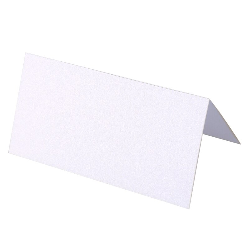 100 Blank Table Name Place Cards, Many Colours - White, Party, Wedding: Default Title