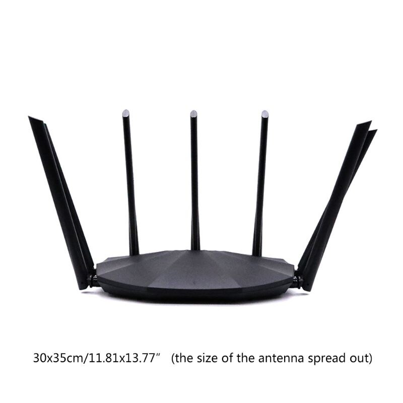 AC23 Wireless Router 2.4GHz/5GHz Dual Band Frequency 1000M Gigabit WiFi Router Y5LC