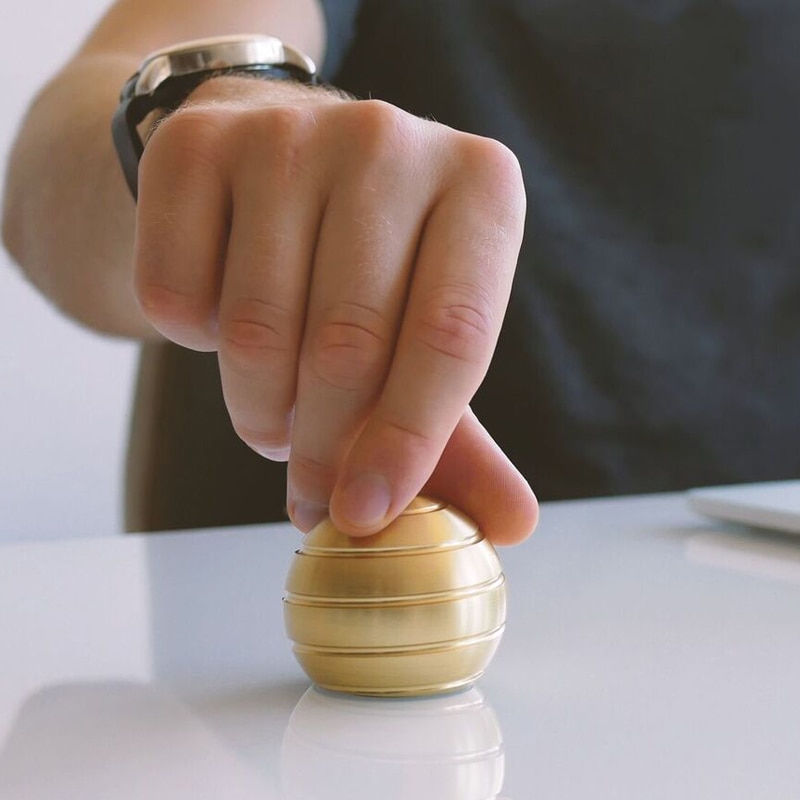 54mm Desktop Fidget Spinner Erwachsene Dekompression Rotierenden Sphärische Gyroskop Büro Schreibtisch Zappeln Spielzeug Kinder Stressabbau Spielzeug