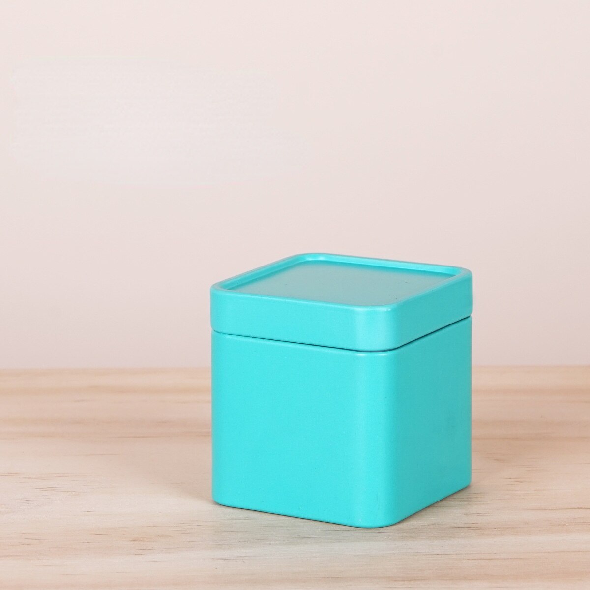 Sealed Black Tea Green Tea Packaging Box Flower Tea Cans Square Candy Cans Portable Household Storage Boxes: 4