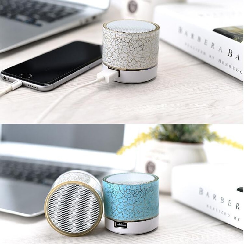 Portable Wireless Speakers Music Mini Speaker Miniledspeaker Electronics & Gadgets Black Rose Green Bluetoothspeakerforphone