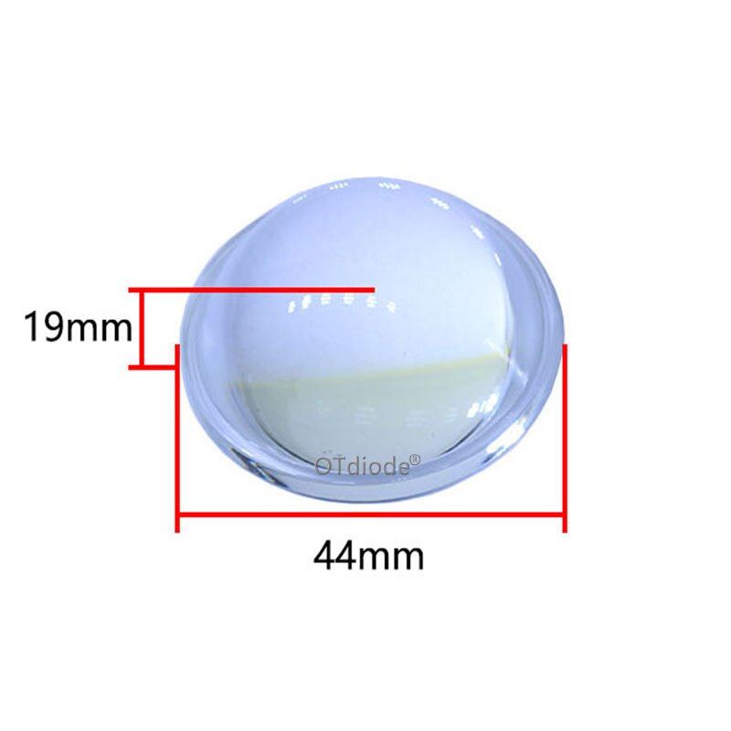 50mm Transparent High Power LED Lens Reflector Collimator 5-90 Degree for 10w/20w/30w/50w/60w/80w/100w LED Light