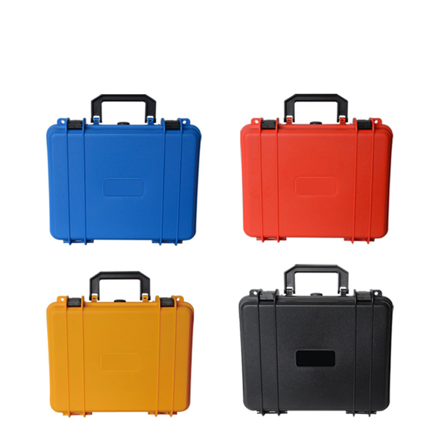 Plastic Tool Box with Handle, Locking Lid, Empty Box / Pearl Sponge Insert, Organizer and Storage Case, L280 x W240 x H130mm