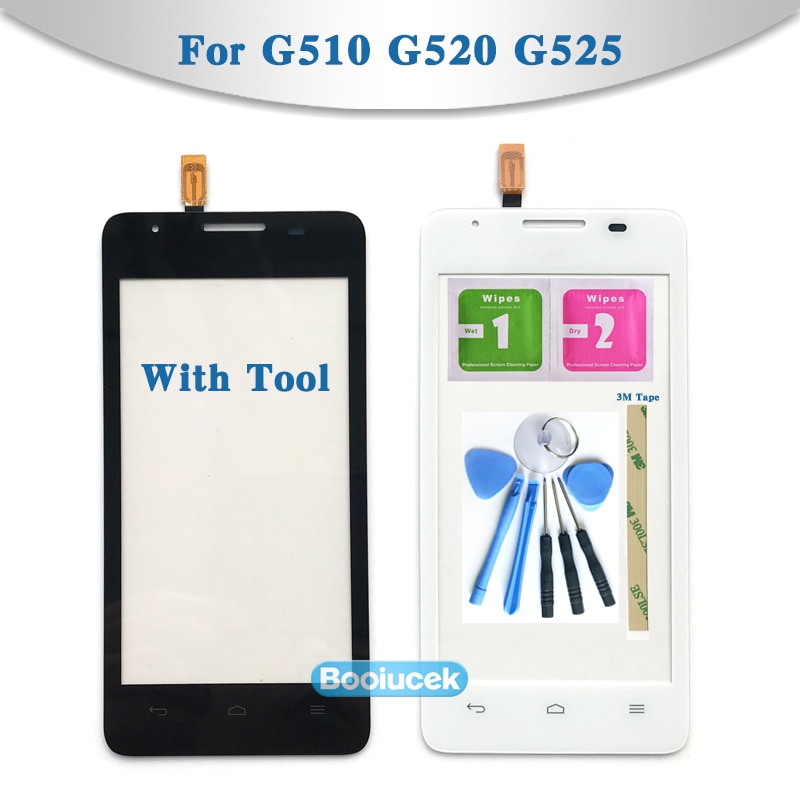 4.5" For Huawei Ascend G510 G520 G525 U8951 T8951 Touch Screen Digitizer Sensor Outer Glass Lens Panel
