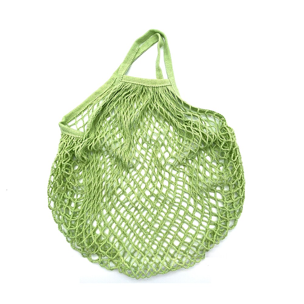 Totes Gittergewebe Tasche Baumwolle Schnur Produzieren Einkaufen Schildkröte-taschen Lebensmittel Kurzen Griff Netz Schulter-Tasche Obst Gemüse wiederverwendbar: Q