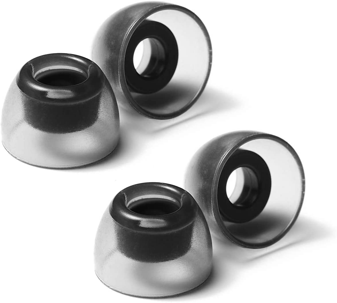 AZLA SednaEarfit kryształowe końcówki douszne do słuchawek TWS kompatybilne z Galaxy Buds 2, pąki, pąki + wkładki douszne antypoślizgowe zatyczki do uszu