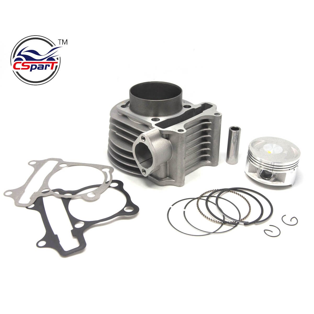 Kit cylindre grand alésage haute Performance, 180cc, 61mm GY6, pour Scooter, quad, Karts, cyclomoteur