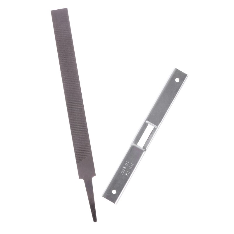 Chainsaw Lawn Mower Depth Gauge Steel Flat File Sharpening Tool Kit Guide Tester 35ED